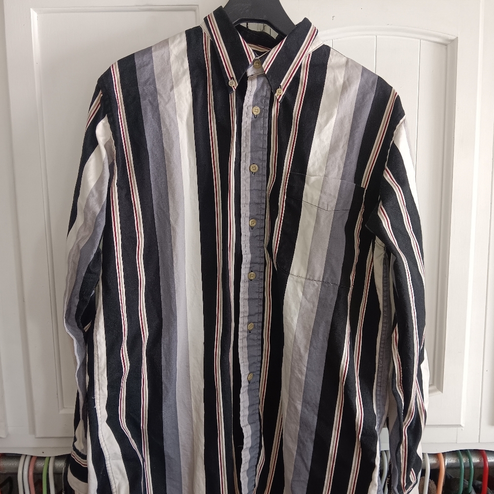 Vintage 90s Men's Links Edition Western Button Down Shirt (M)